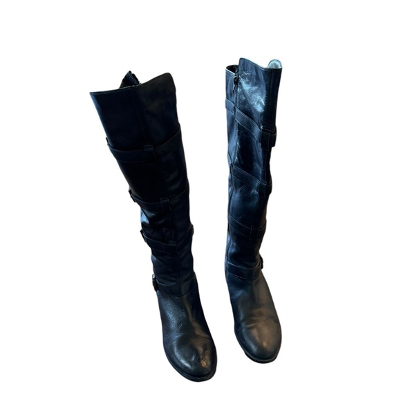 Long Tall Sally Over the Knee Moto Boots - Picture 5 of 7